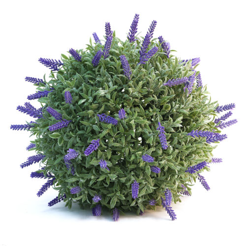 Artificial Lavender Topiary Ball