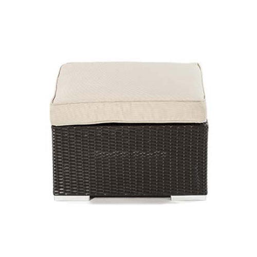 Rattan modular footstool