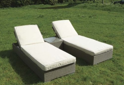 Rattan Sun Lounger Set