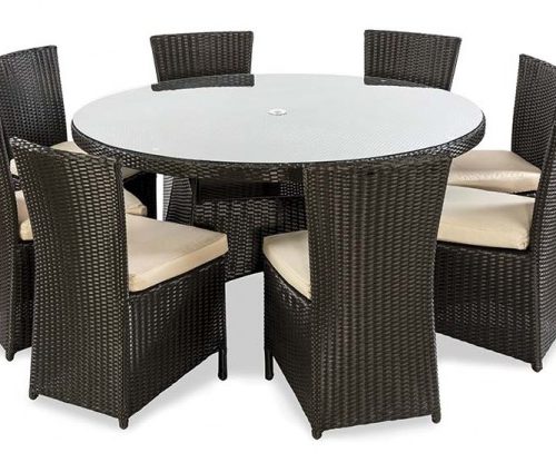 Rattan 8 seat dining set